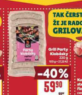 GRIL PARTY KLOBSKY
