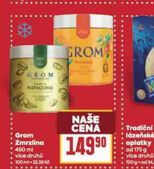 GROM ZMRZLINA