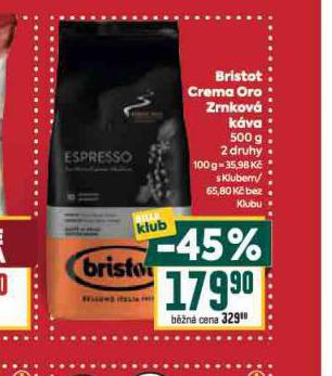 BRISTOT CREMA ORO ZRNKOV KVA
