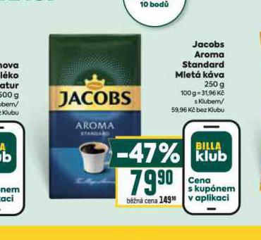 JACOBS AROMA STANDARD MLET KVA