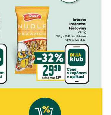 INTASTE INSTANTN TSTOVINY