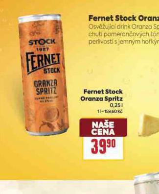FERNET STOCK ORANZA SPRITZ