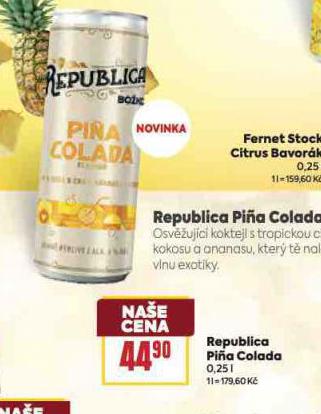 REPUBLICA PIA COLADA