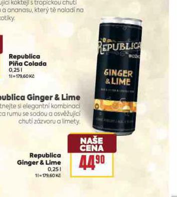 REPUBLICA GINGER&LIME