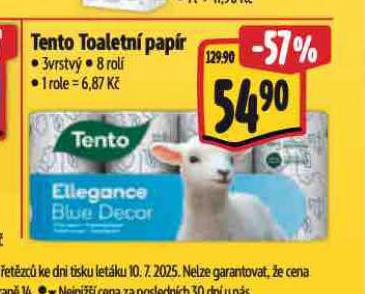 TENTO TOALETN PAPR
