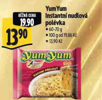 YUM YUM INSTANTN NUDLOV POLVKA