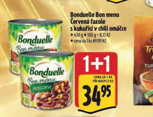 BONDUELLE BON MENU ERVEN FAZOLE S KUKUIC V CHILI OMCE