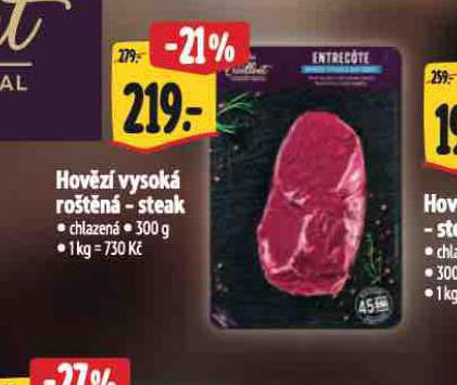 HOVZ VYSOK ROTN - STEAK