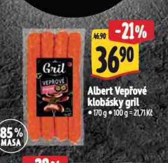 VEPOV KLOBSKY NA GRIL