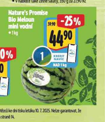 BIO MELOUN MINI VODN