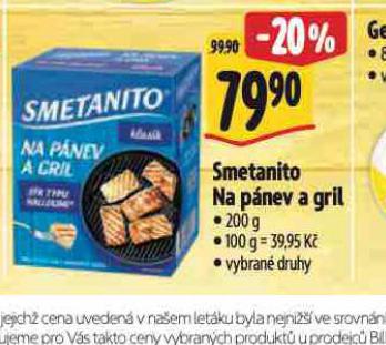 SMETANITO NA PNEV A GRIL