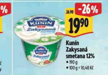 KUNN SMETANA ZAKYSAN 12%