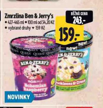 BEN & JERRYS ZMRZLINA