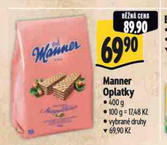 MANNER OPLATKY