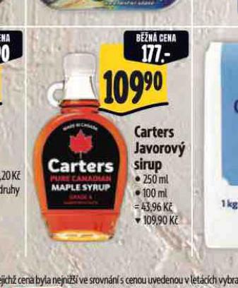 CARTERS JAVOROV SIRUP