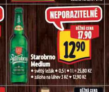 PIVO STAROBRNO MEDIUM