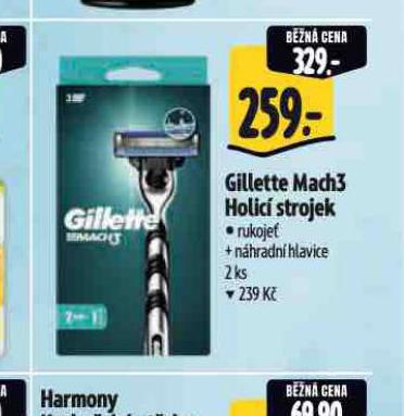 GILLETTE MACH3 HOLIC STROJEK