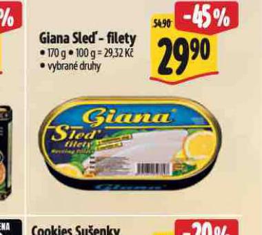 GIANA SLE - FILETY
