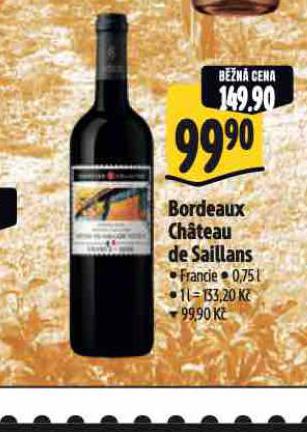 BORDEAUX CHATEAU DE SAILLANS