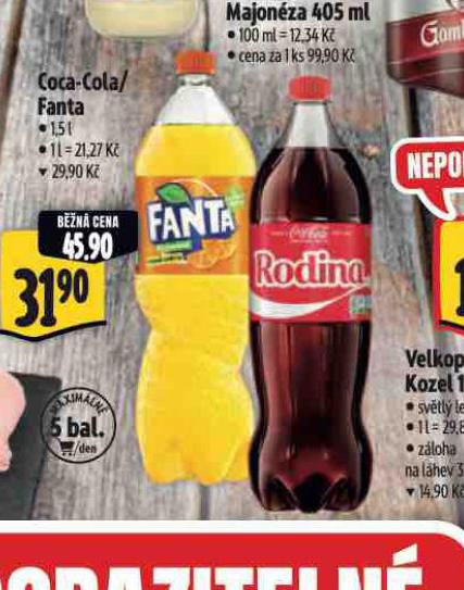 COCA COLA, FANTA