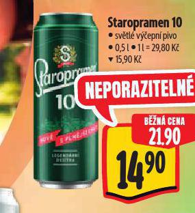 PIVO STAROPRAMEN 10