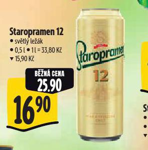 PIVO STAROPRAMEN 12