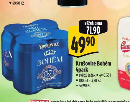 PIVO KRUOVICE BOHM