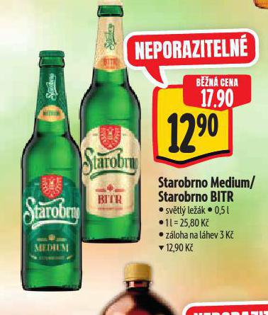 PIVO STAROBRNO MEDIUM