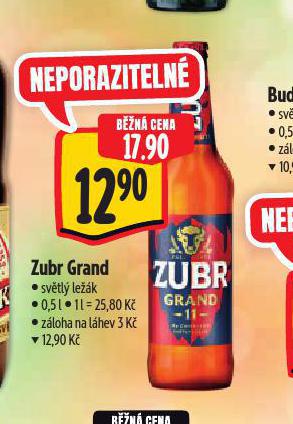 PIVO ZUBR GRAND