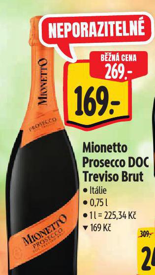 MIONETTO PROSECCO DOC TREVISO BRUT