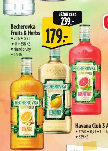 BECHEROVKA FRUITS & HERBS
