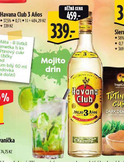HAVANA CLUB 3 ANOS