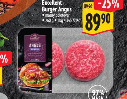EXCELLENT BURGER ANGUS
