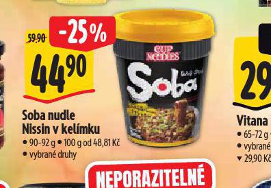 SOBA NUDLE NISSIN V KELMKU
