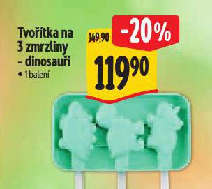 TVOTKA NA 3 ZMRZLINY - DINOSAUI