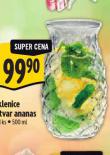 SKLENICE TVAR ANANAS
