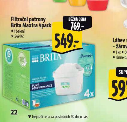 FILTRAN PATRONY BRITA MAXTRA