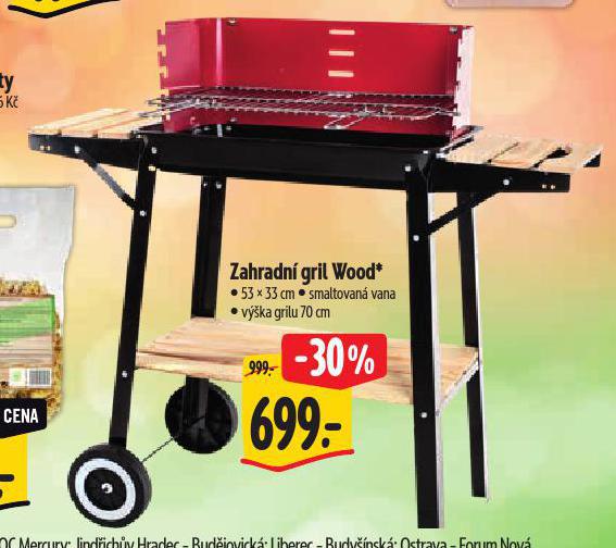 ZAHRADN GRIL WOOD