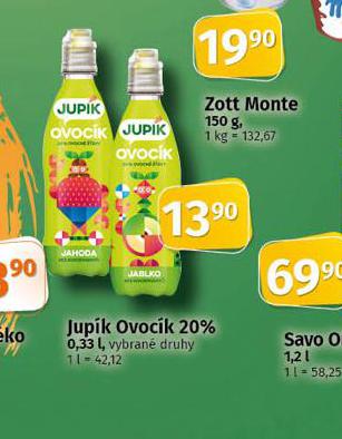 JUPK OVOCK 20%
