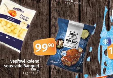 VEPOV KOLENO SOUS-VIDE BANQUET