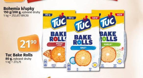 TUC BAKE ROLLS