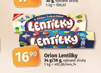 ORION LENTILKY