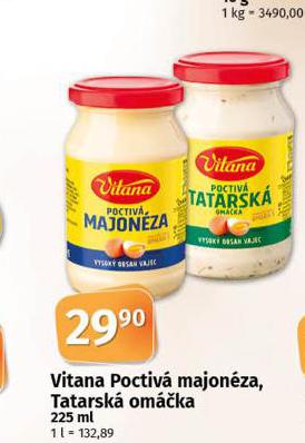 VITANA POCTIV MAJONZA, TATARSK OMKA