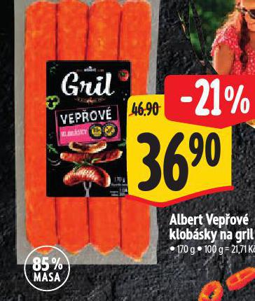 VEPOV KLOBSKY NA GRIL
