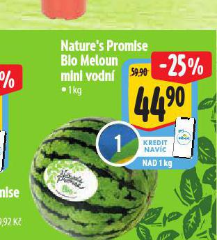 BIO MELOUN VODN MINI