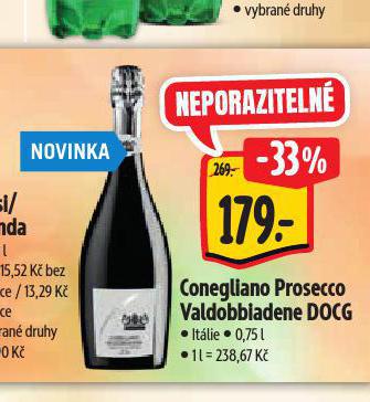 CONEGLIANO PROSECCO VALDOBBIADENE DOCG