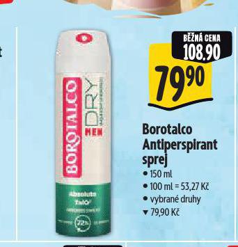 BOROTALCO ANTIPERSPIRANT