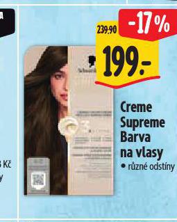 CREME SUPREME BARVA NA VLASY