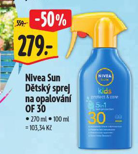 NIVEA SUN DTSK SPREJ NA OPALOVN