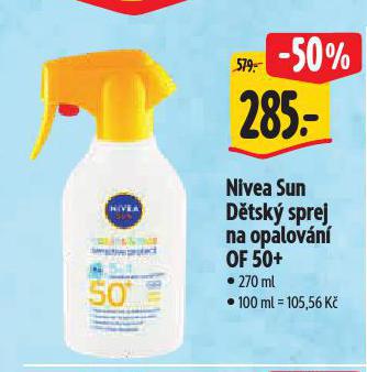 NIVEA SUN DTSK SPREJ NA OPALOVN